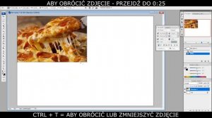PHOTOSHOP - Obracanie oraz zmiana rozmiaru zdjęcia/tekstu