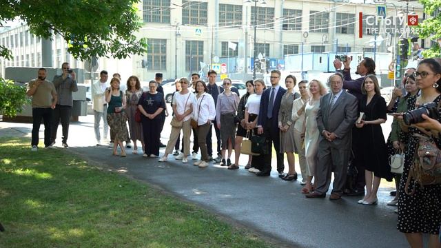 Новости СПбГУ: Открытие закладного камня на месте создания памятника В. Д. Спасовичу