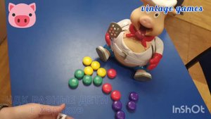 Настольная игра Накорми поросенка Piggy Pop #piggypop #goliathtoys #накормисвинку #свинкаобжора