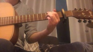 Radiohead - How To Disappear Completely (acoustic guitar cover)