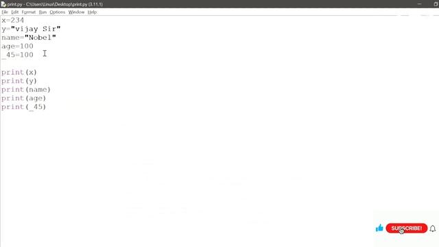 Variables in Python | Python Variables | Python Tutorial