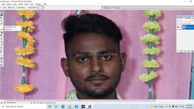 How to use patch tool in photoshop 7.0 in hindi l Naffis Mansoori смотреть онлайн