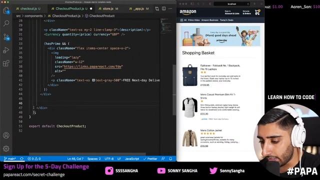 ? Let's build Amazon 2.0 with NEXT.JS! (ReactJS, Webhooks, Stripe Checkout, Firestore, NextAuth) смотреть онлайн