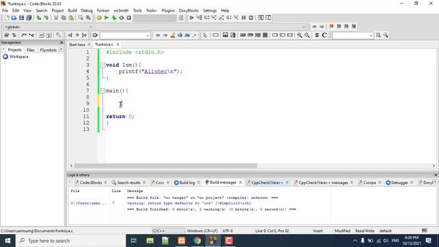 C Dasturlash tili 12-video dars (void Funksiya yaratish) | Urobot смотреть онлайн