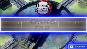 Kimetsu no Yaiba Opening 2 - Akeboshi (Guitar Tab 譜 Tutorial)