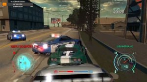 Убегаем от полиции в игре NFS Undercover