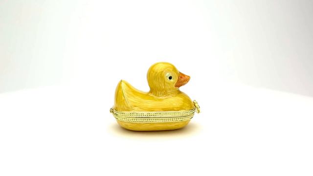 Декоративная шкатулка-фигурка в стиле Фаберже "Утка большая" (Артикул: DK2016) смотреть онлайн