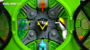 Mixed and transform! Ben 10 Alien Creation Chamber! Defeat the villains, dinosaurs! - DuDuPopTOY