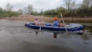 Поход выходного дня на байдарке Тритон-3. Спасение рыбы.