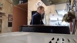 Холодец и домашний хлеб в хлебопечке.