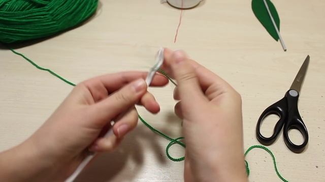 DIY: Вязаный тюльпан на 8 марта