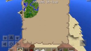 Карта с навигацией в Minecraft PE