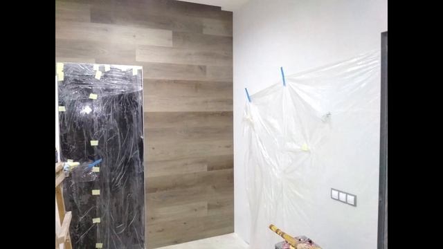 Укладка виниловой плитки на стену! смотреть онлайн
