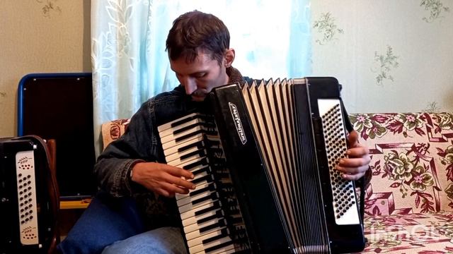 Розовый вечер Ласковый май на аккордеоне! #ласковыймай #аккордеон #старыепесни