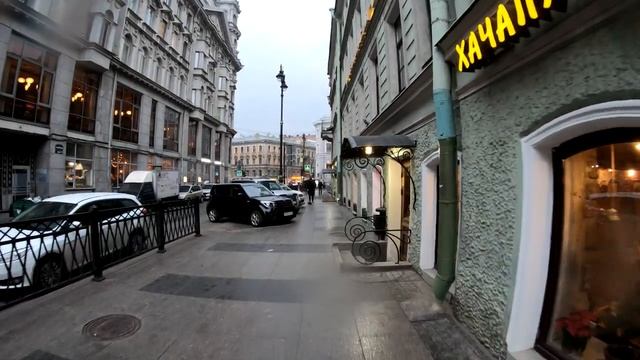 Saint Petersburg - Walking Rubinshteyna street - Russia / Санкт-Петербург 4К смотреть онлайн