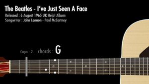 I've Just Seen A Face - The Beatles /  Guitar Chords