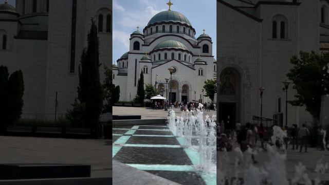 Уникальный звон колоколов Храма святого Саввы в Белграде. #Белград  #serbia #church #bell #travel