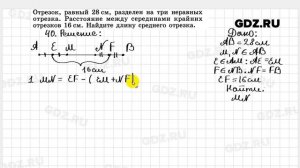 № 40- Геометрия 7-9 класс Атанасян