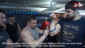 Vitaliy Laletin and his big hand! Виталий Лалетин и его большая рука!