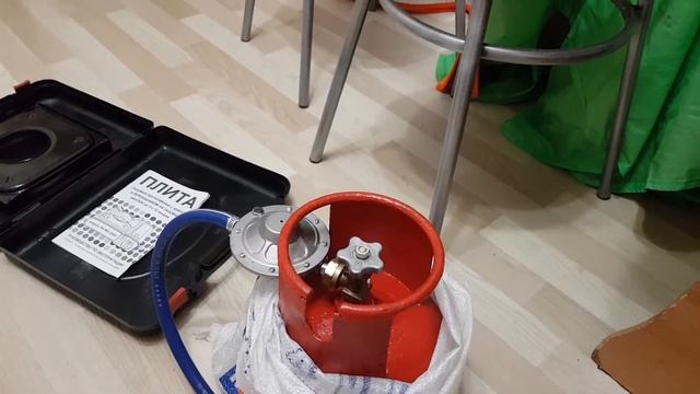 Газовый балон 5 литров и плита чингисхан.Совместимость. смотреть онлайн