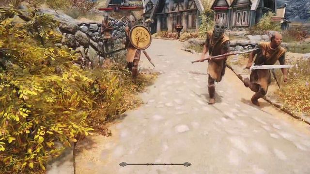 Skyrim: Animated Jumping Attack смотреть онлайн