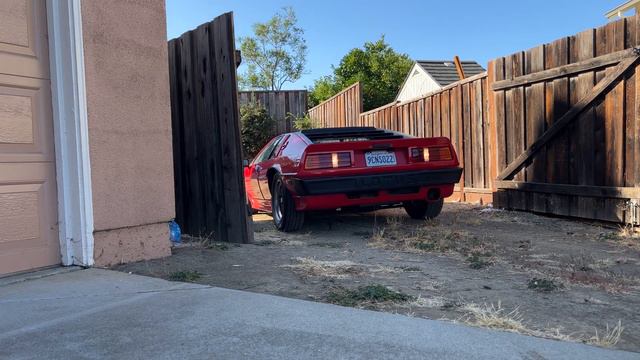 Cold start 1987 Lotus Turbo Esprit with 95K miles 9/17/22 смотреть онлайн