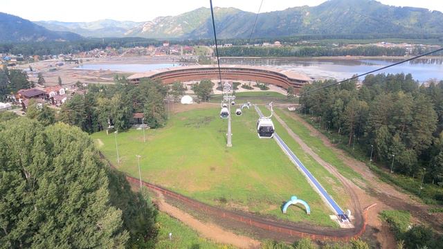 Канатная дорога Манжерок, Горный Алтай август 2023г. смотреть онлайн