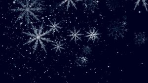 Футаж - Снежинки