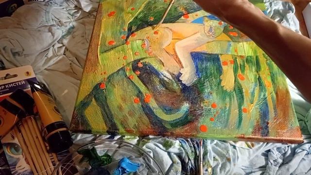 Пишу Картину с Гепардом /Что Делать Если Что-то Пошло Не По Плану /Процесс  Написания Картины/Artis
