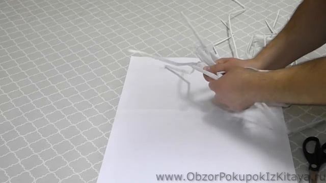 Белые термоусадочные трубки (ТУТ). Распаковка покупок из Китая 2017. смотреть онлайн