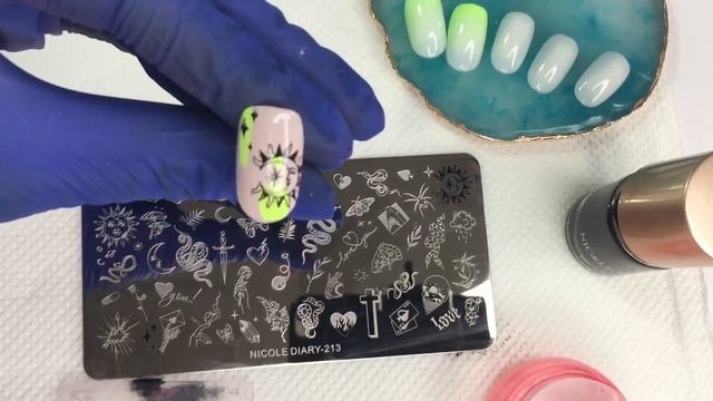 Обзор стемпмнга с AliExpress | стемпинг идеи | теневой стемпинг | стемпинг Nicol Diary смотреть онлайн