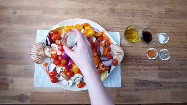 Запеченные овощи в духовке