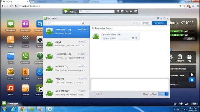 AirDroid ! Wireless transfer from PC to Android ! How to setup and use (basics) смотреть онлайн