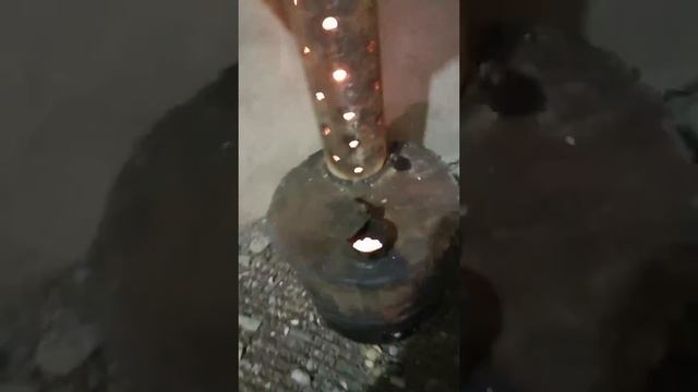 Печка на отработанном масле. Своими руками из газового баллона смотреть онлайн