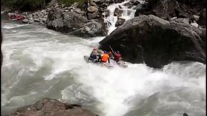 Водный туризм. Сплав на катамаранах по горным рекам Кавказа. 2010г.