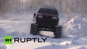 Житель Омска собрал «танк» на основе Lada Samara