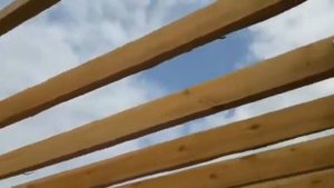 Межэтажное перекрытие на даче из доски 50х150.