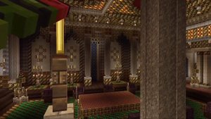 Гостиный зал дворца Топкапы в #майнкрафт #topkapi #minecraft