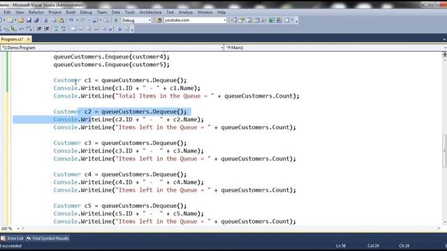 Part 82 Generic queue collection class смотреть онлайн