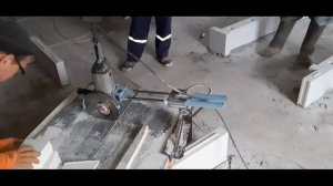 самодельная торцовка из болгарки.на что способна?