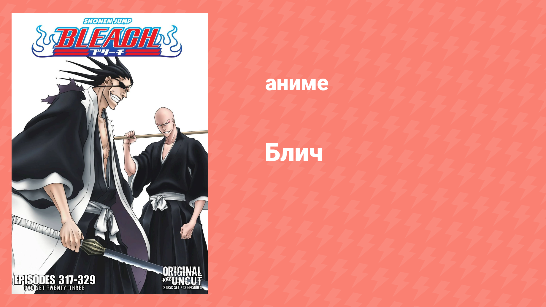 Блич: Вторжение в Готей 13 325 серия (аниме-сериал, 2004)