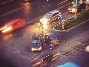 30.09.2016, ДТП на перекрестке пр.Славы и ул.Будапештской