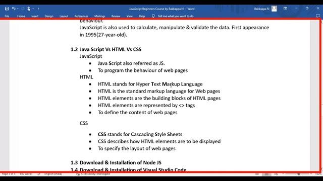 JavaScript #2 What is JavaScript? | HTML Vs JavaScript Vs CSS