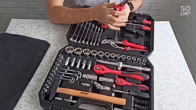 Распаковка — Универсальный набор инструментов Disen 1076 смотреть онлайн