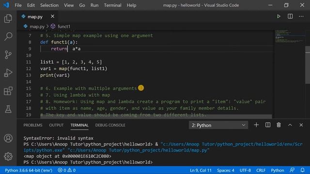 Python map function | Python map and lambda | Python map method | Python map function explained