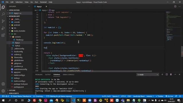 #05 - React Native İle Mobil Uygulama Geliştirme: Döngü ve List Yapısı смотреть онлайн
