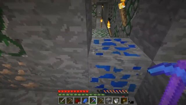 Minecraft. Супер русский SkyBlock. 25 серия - строим снежную крепость. смотреть онлайн