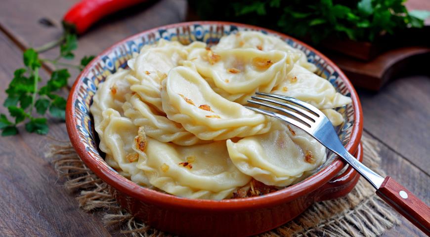 Готовим домашние вареники с картофелем-как у бабушки