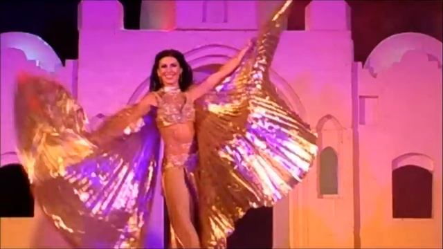 Bellydance with Isis wings Amira Abdi with Ishtar dance ensemble