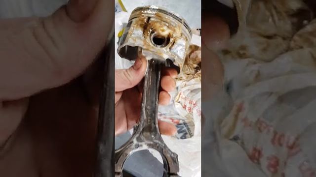 Как очистить поршни от нагара смотреть онлайн